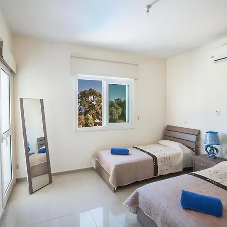 Mesogi Seafront, Stunning 4bdr Fontline Protaras