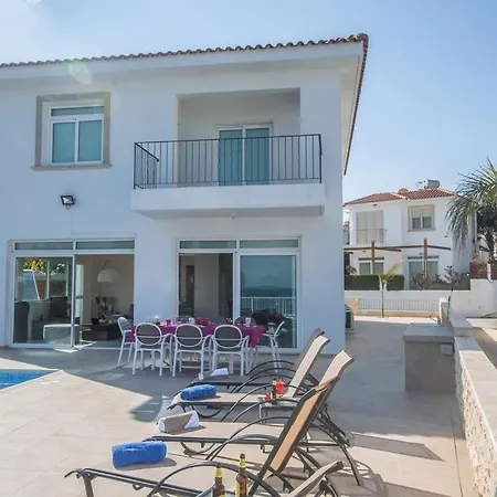 Mesogi Seafront, Stunning 4bdr Fontline * Protaras
