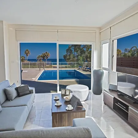 Mesogi Seafront, Stunning 4bdr Fontline * Protaras